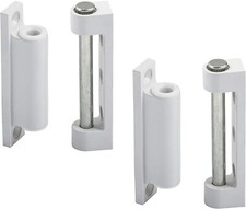 2x Fensterband Blanc Fensterscharnier Bande Rénovée Rechange Charnière 20x75 MM