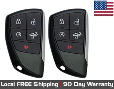 2x New Replacement Proximity Key Fob for Select Chevy Silverado YG0G21TB2