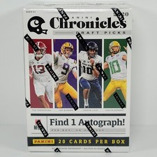 2020 Panini Chronicles Draft Picks Football Blaster Box 1 Auto FACTORY SEALED