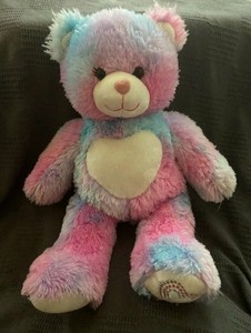 cotton candy teddy bear