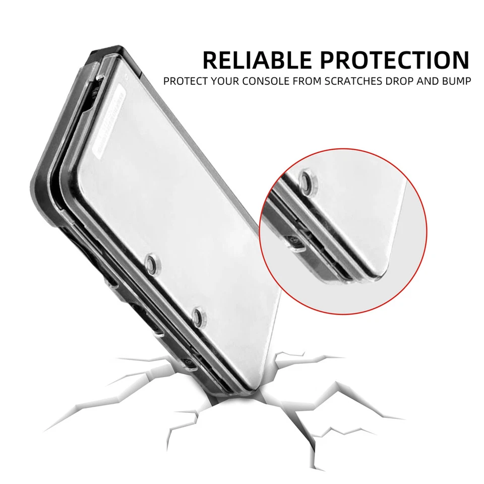 Protective Shell, Ultra Clear Crystal Transparent Hard Case for New 3DS XL LL - Image 4 of 4