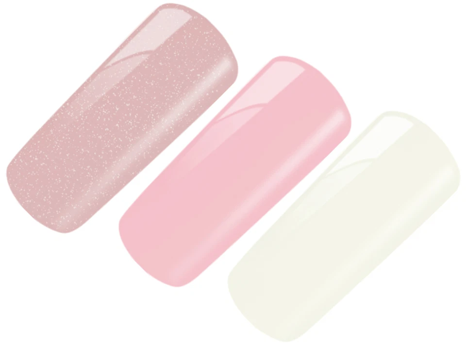 MakeUp Camouflagegel Farb Gel Set hell 3x5ml BabyBoomer rose milky cinderella - Bild 3 von 4