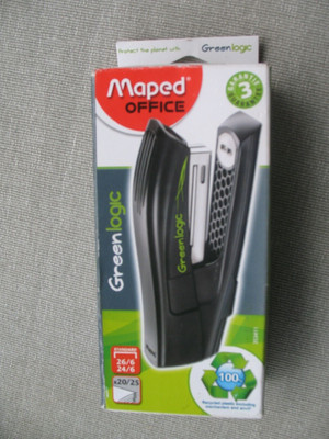 Maped Heftgerät Full Strip Greenlogic schwarz, Neu