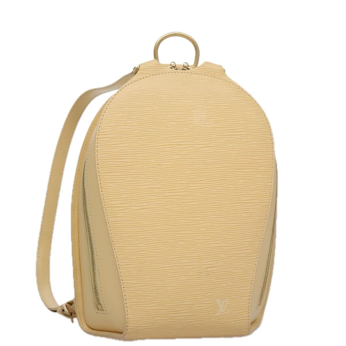 LOUIS VUITTON Epi Mabillon Backpack Vanilla M5223A LV Auth LOUIS VUITTON Epi Mabillon Backpack Vanilla M5223A LV Auth