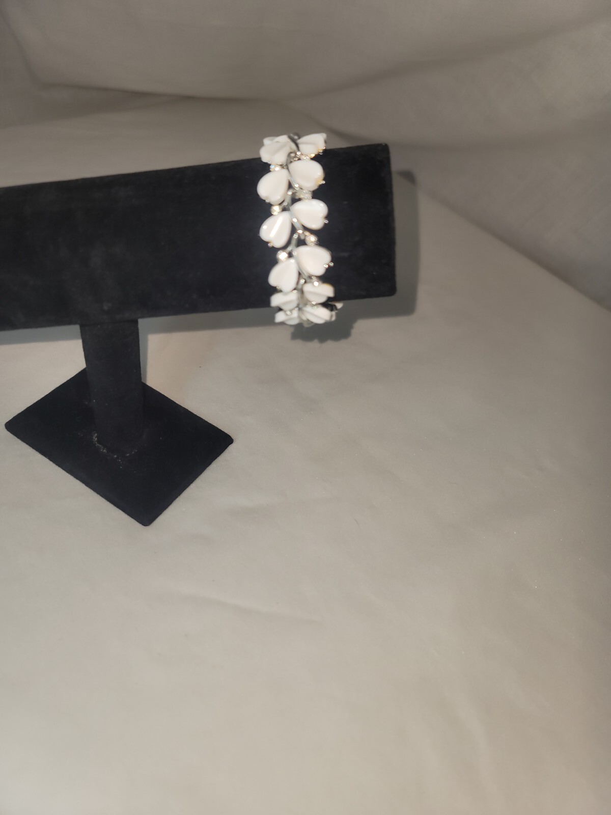 Vintage Lisner Silvertone Statement Bracelet - image 2