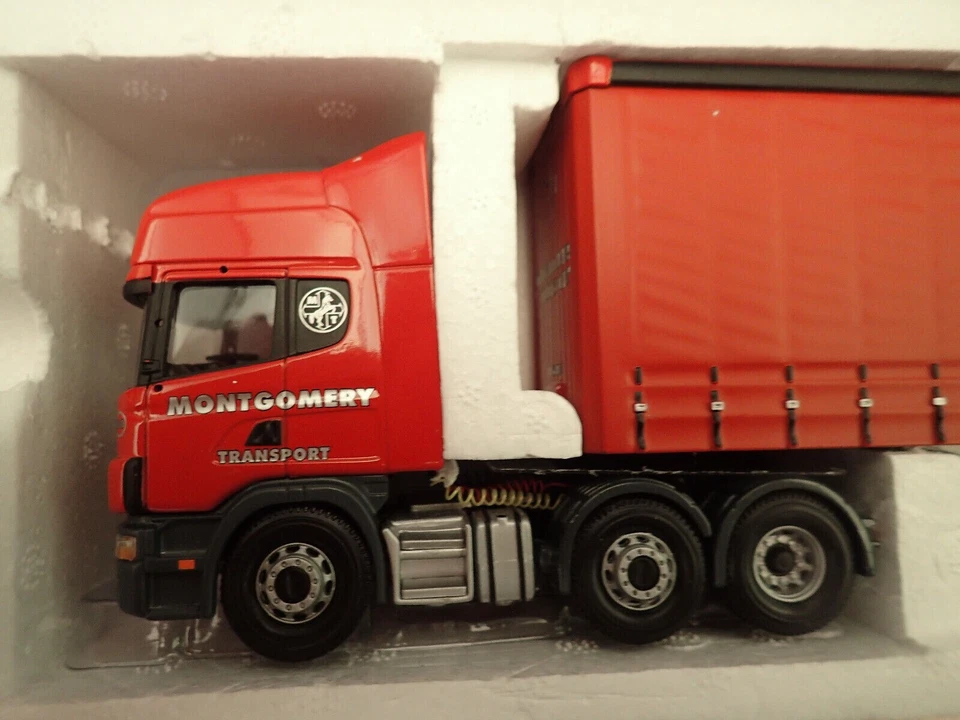 Corgi 1:50 CC12916 Scania Topline Curtainside Montgomery Trans Undisplayed MIB - Image 3 of 4