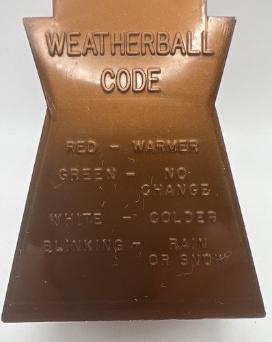 Northwestern Bank Weatherball Codice Plastica Pubblicità Premium Minneapolis MN - Foto 10 di 10