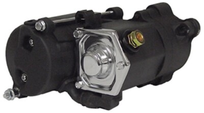 New  Black  All Balls Racing  Starter For 1981/Later Harley Davidson Sportster
