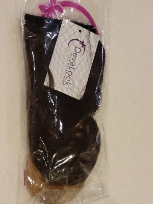 Deva Look Synthetic Hair Extensions dark Brown/Blonde 