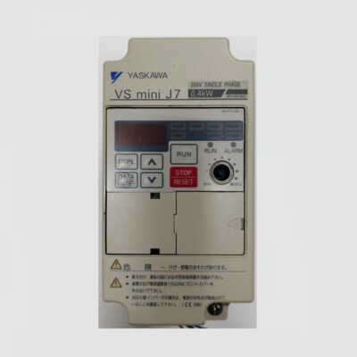       YASKAWA CIMR-J7AAB0P4 VS MINI J7 1.1KVA 0.4KW INVERTER DRIVE CIMR J7AAB0P4