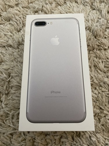 Apple iPhone 7 Plus Silver 128 GB Empty Box ONLY - No Phone - Great Condition - Picture 2 of 4