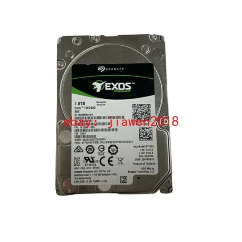 New SEAGATE Exos 10E2400 ST1800MM0129 1.8TB 10000RPM 12Gb/s 2.5in SAS Hard Drive - Image 2 of 4