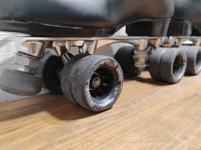Patins Quad Vintage Riddell 126 - Roller Derby - Plaques Triton Powerdyne (USA)