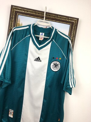Germany Away football shirt 1998 Soccer Adidas Jersey Mens Trikot