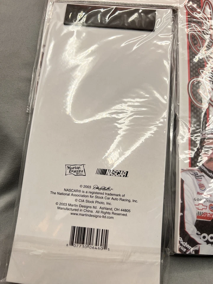 Bloc de notas magnético Dale Earnhardt #3 2003 NASCAR 60 hojas 4 en total Foto 4 de 4