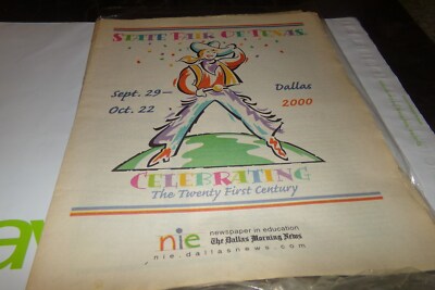 State Fair of Texas Visitors Guide 2000 New Century Map Robot Zoo Event Calendar