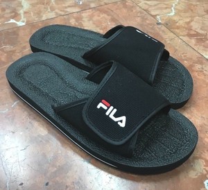 fila men black flip flops