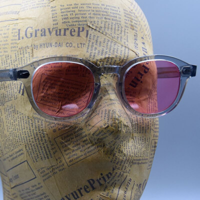 Retro Men's Pink Sunglasses Fashion Women's Handmade pink Glasses J Depp Glasses