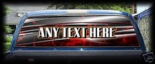 Rear Window Graphic Vinyl Decal Truck Suv 5 Colors Ava.