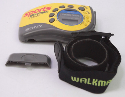 Sony SRF-M78 Sports Walkman FM/AM Radio w/ ARMBAND ~ TESTED