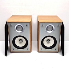SUPERB Pair of ELTAX Wave Mini BOOKSHELF SPEAKERS Impressive 25-130W @ 4-8Ω ohms