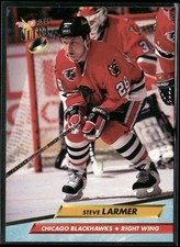 🏒 1992-93 Fleer Ultra - Steve Larmer Blackhawks #39