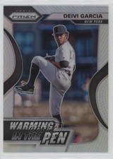 2020 Panini Prizm Warming in the Pen Silver Prizm Deivi Garcia #WIP-6 1m7w