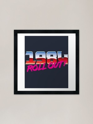 1984 Roll Out! (Transformers G1) Fr Framed Wall Art Poster Canvas Print Picture