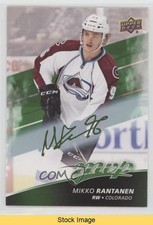 2017-18 Upper Deck MVP Green Script Mikko Rantanen #64 READ 1o7y