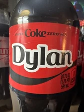 Share a Coke with    Dylan    2025 Personalized Gift Coca Cola Bottle 20oz Zero