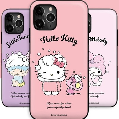 Sanrio Shampoo Card Door Case for Galaxy S25 S24 Ultra Plus Korea made