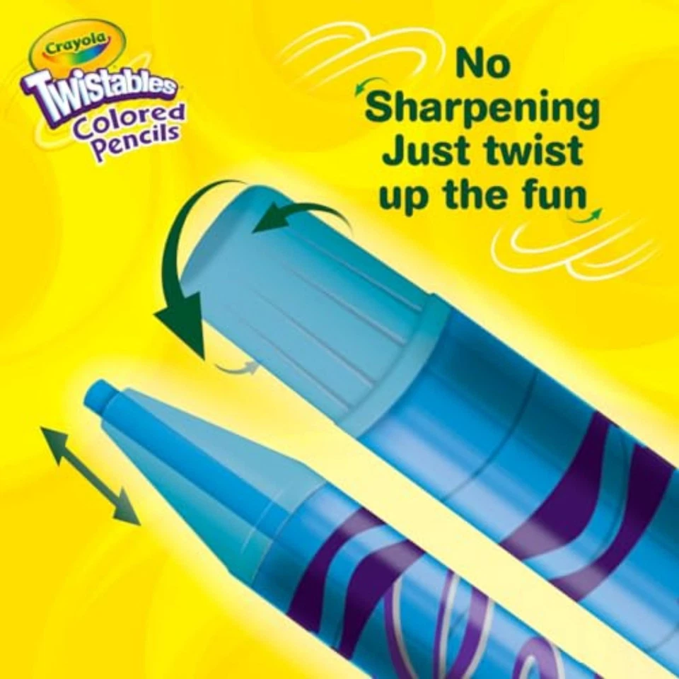 Crayola Twistables Colored Pencil Set (50ct), Stocking Stuffer for Kids & Teens, - Image 4 of 4