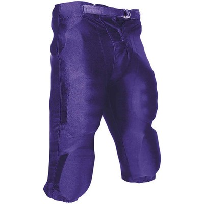 Champro Youth Stretch Dazzle Snap Football Pant PURPLE HUSKY