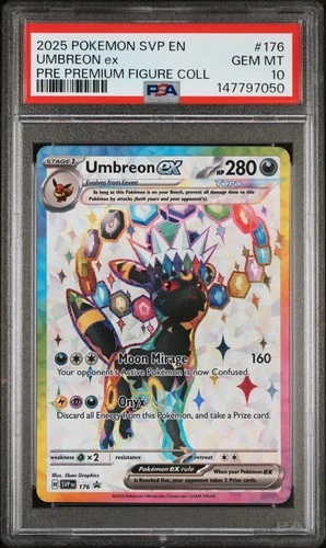 2025 POKEMON SVP EN-SV BLACK STAR PROMO #176 UMBREON EX PSA 10