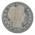 BETTER 1899-S Liberty Barber 90% Silver US Quarter *065