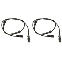 2X Astemo Hitachi ABS-SENSOR Raddrehzahl Hinten Passend FüR Renault Megane