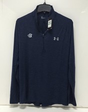 Under Armour/Bodybuilding.com Men  s Tech 2.0 Long Sleeve 1/2 Zip Blue Size L
