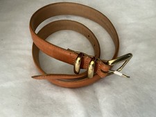 LEVI'S SZ 33 Brown Leather WIDTH 1 1/2"Casual Jeans Belt NWOT