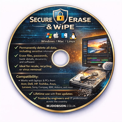 Erase Engineers DVD Hard Drive Wipe Tool | Secure Data Erasure Subscription Free