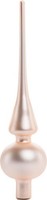 Trendline Christbaumspitze Aus Glas 26 Cm Champagner Mattiert Christbaum- &