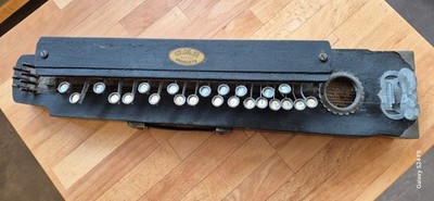 Bulbul Tarang 7 Saiten vintage antik indische gezupfte Brettzither ca. 1925