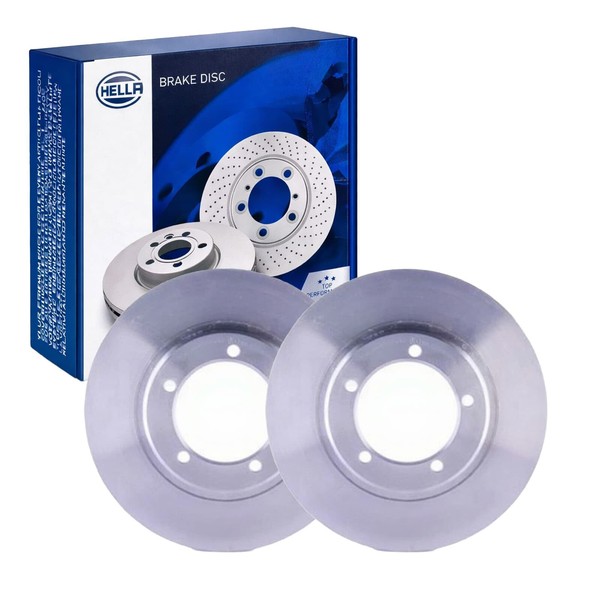 2X Hella Pagid Bremsscheiben Ø277Mm Vorne Passend FüR Bertone Freeclimber Daihat-image