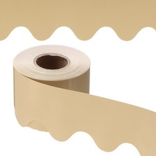 Bulletin Board Border, 65.5 Feet Poster Chalkboard Cork, Light Yellow