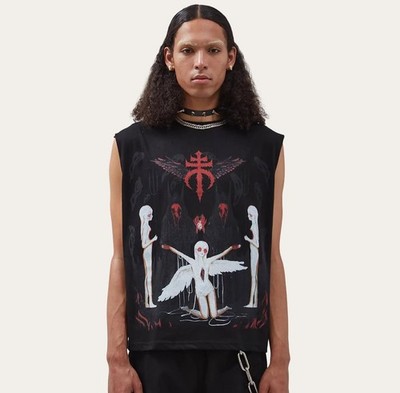 NWOT [Unisex] Drop Dead Reanimation Vest Top Size L *FITS UP TO A SIZE XXL/18*