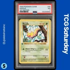 1999 POKEMON BASE SET 1ST EDITION #69/102 WEEDLE PSA 7