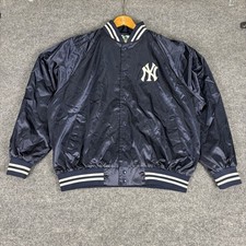NEW YORK YANKEES SATIN JACKET Size XL Augusta Sportswear