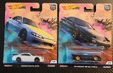 Hot Wheels Street Tuners Nissan Silvia (S15) and '96 Nissan 180 SX Type X