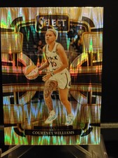 Courtney Williams 2024 Panini Select Silver Flash Prizm #54 - Minnesota Lynx