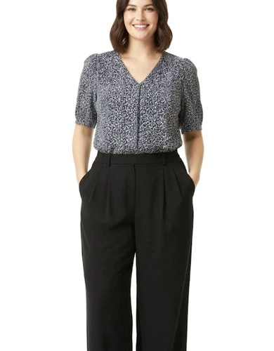 J CREW PRETTY PUFF SLEEVE TOP 3X DITSY FLORAL GEORGETTE ELBOW SLEEVE BOHO $89