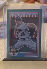 2025 Panini Stars and Stripes - Jacob Dudan #83 Green (RC)